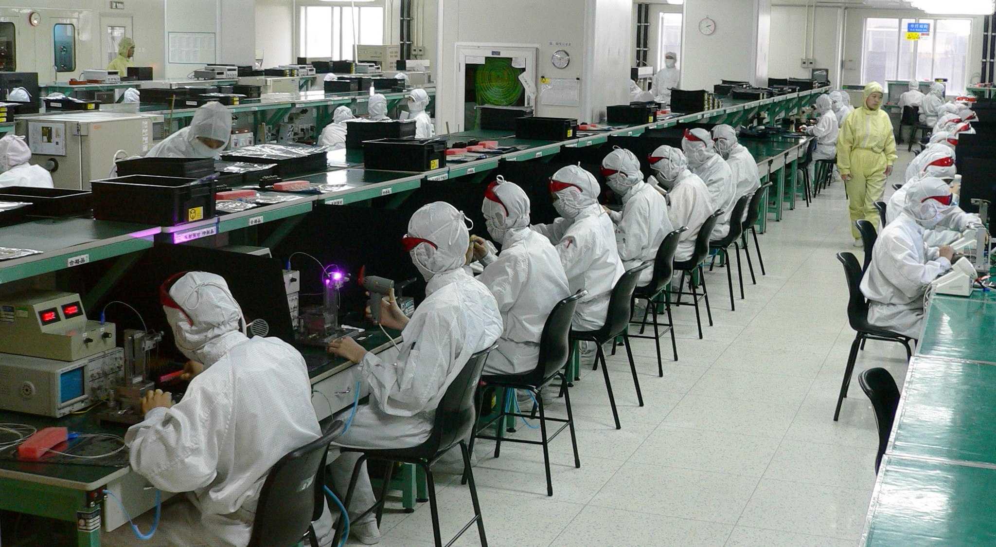 Electronics factory in Shenzhen lr