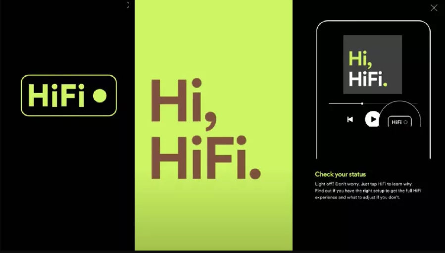 Knipsel screenshot Spotify hifi reddit